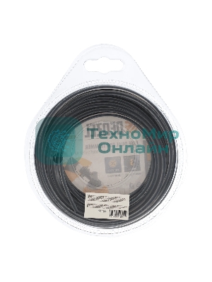 Леска для триммера Denzel EXTRA CORD двухкомпонентная круглая 3,0 мм 15 м
