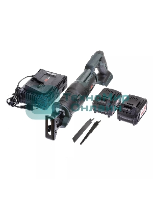 Профессиональная пила сабельная бесщеточная KLPRO KLTKT18B-50 (18В, Li-ion-2шт, 5.0Ач, полотно дерево/металл, З/У-4A, сумка)