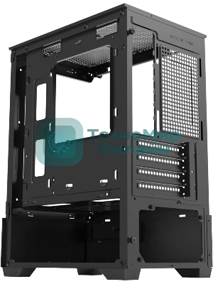 Корпус Bloody CC-125-BK, Mini-Tower, чёрный