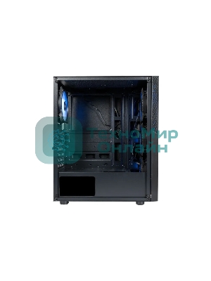 Компьютерный корпус ATX Eurocase A85 4ARGB черный без БП закаленное стекло USB 3.0