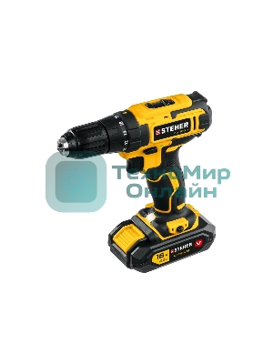 Дрель-шуруповерт аккумуляторная STEHER CD-160-1, Аккумуляторная, 16В, Кейс