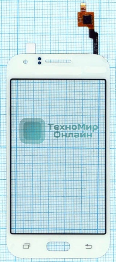 Сенсорное стекло (тачскрин) для Samsung Galaxy J1 Ace SM-J110H, белое