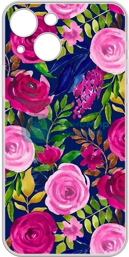 Чехол (клип-кейс) Gresso Air для Apple iPhone 13 прозрачный/рисунок gr17aaae9102