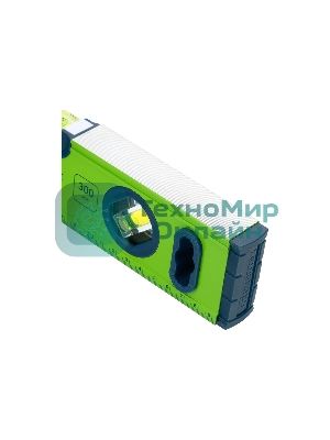 Уровень алюминиевый Сибртех УСМ-0,5-300, фрезерованный, 3 глазка, магнитный, 300 мм