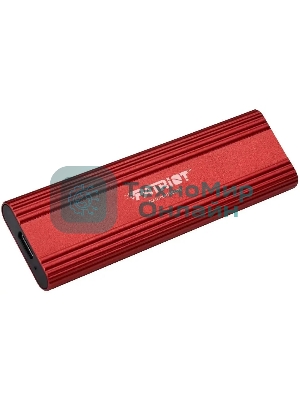 Внешний SSD Patriot Transporter Lite, 4TB, USB 3.2 Gen 2 Type-A/Type-C, R/W 1000/1000, красный