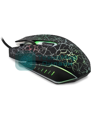 Мышь проводная Oklick 896G черный, 12800 dpi, USB, кнопки - 5