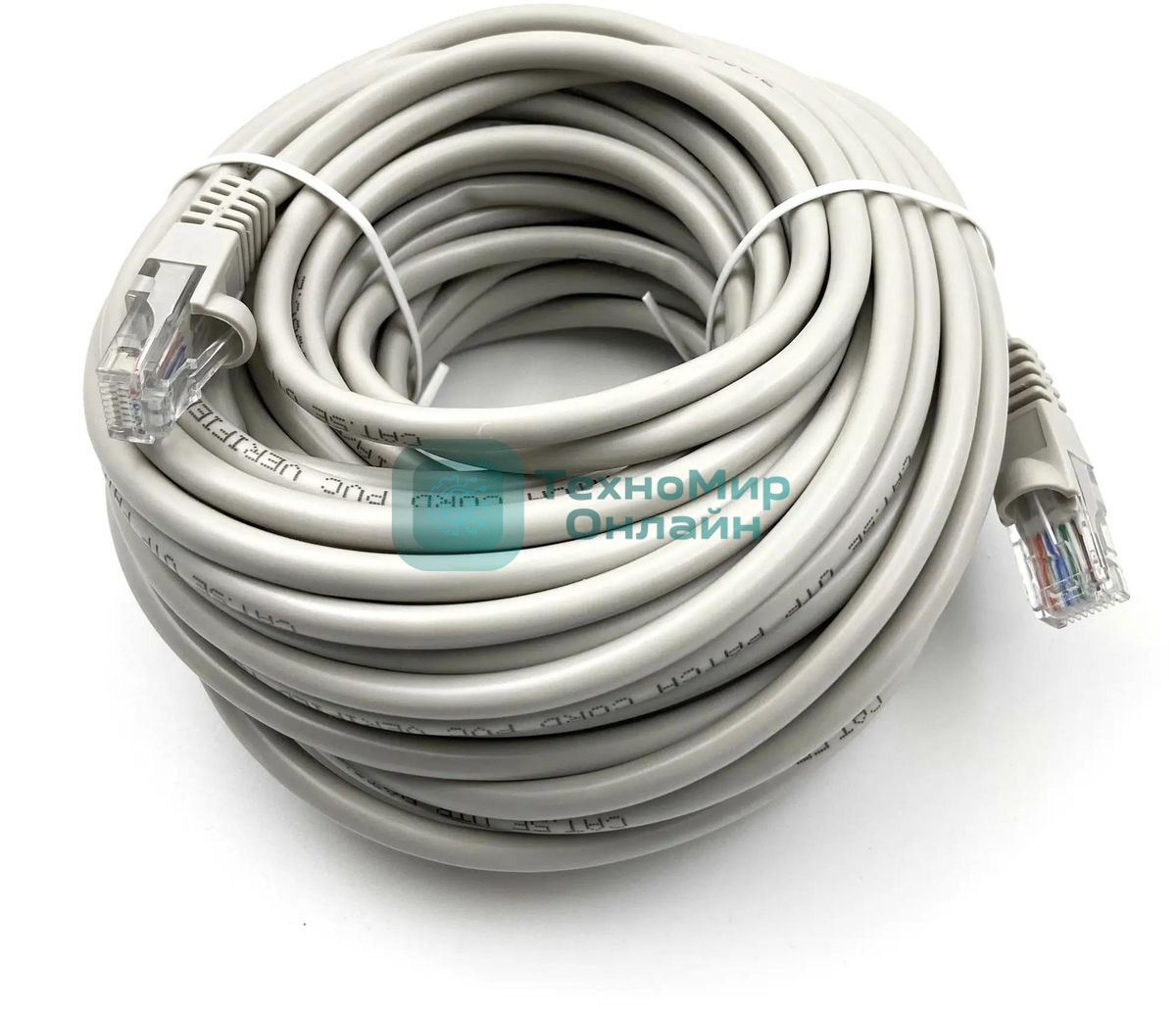 Патч-корд Buro UTP-5E-15M-G-LSZH UTP серый cat.5e RJ-45 (m)-RJ-45 (m) 15м