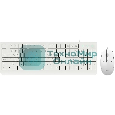Комплект клавиатура+мышь Acer OCC400 проводной, USB, 2000 DPI, белый