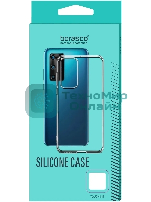 Чехол (клип-кейс) BoraSCO для Apple iPhone 13 Pro прозрачный