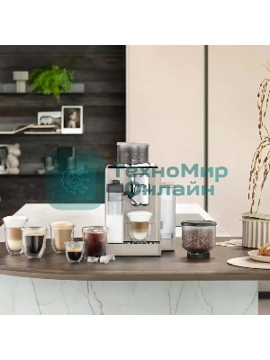 Кофемашина автоматическая DeLonghi EXAM440.55.BG бежевый, исп. кофе - зерновой/молотый, 1.4 л, 1450 Вт, 19 бар