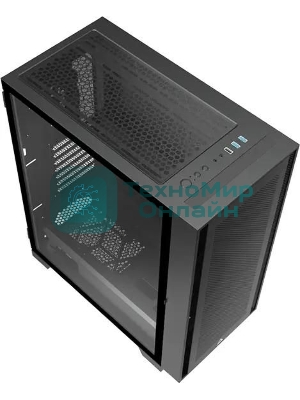 Компьютерный корпус Montech AIR 1000 LITE черный без БП ATX 1x120мм 3x140мм 2xUSB3.0 1xUSB3.1 audio bott PSU