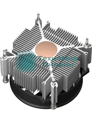 Устройство охлаждения (кулер) PcCooler R95-I черный 95мм алюминий+медь 2800rpm 31.2db 4-pin 95W 60мм