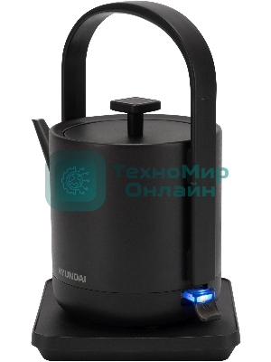 Чайник электрический Hyundai HYK-S2507 0.6 л, 1000 Вт, черный