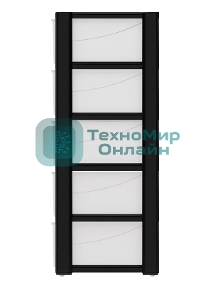 Комод Альтернатива М8764 Колорит 5 секций. широкий черный