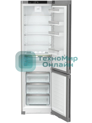 Холодильник Liebherr CNsff 5703 серебристый двухкамерный 266/94л морозилка снизу