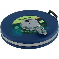 Рулетка геодезическая Сибртех 30 м х 13 мм, закрытый корпус, фиберглассовая лента