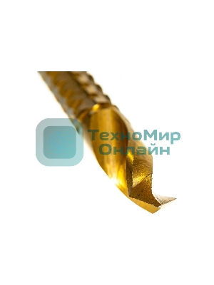 Сверло-фреза Matrix, 8 мм, универсальное, нитридтитановое покрытие, цилиндрический хвостовик