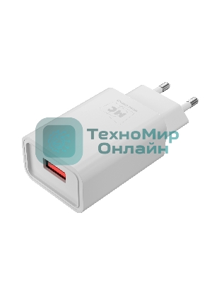 Сетевое зарядное устройство MORE CHOICE (4620202555731) NC07a СЗУ 1USB 2.0A для Type-C, белый