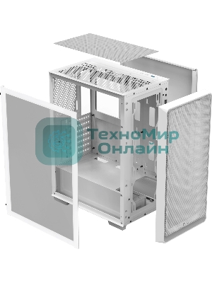 Компьютерный корпус Ocypus Gamma C60 WH ATX/win/white/no PSU/Tempered Glass