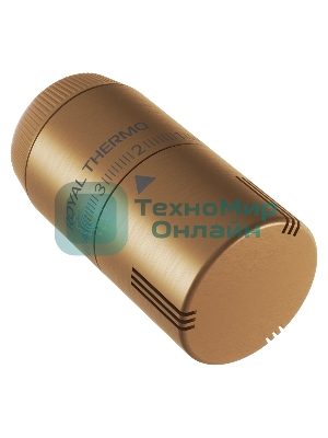 Термоголовка жидкостная Royal Thermo Design М30х1,5 (золото матовое)