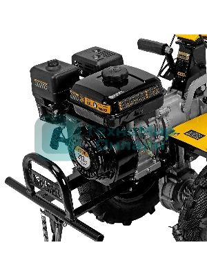 Мотоблок Denzel DPT-370X 7 л.с., диск.сцеп, шир 90 см, глуб 35 см, фрез 3х4, ВОМ, передачи 3В/1Н