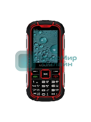 Мобильный телефон Maxvi R2 up красный