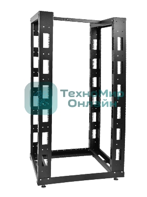 Стойка телекоммуникационная универсальная 42U двухрамная, черный