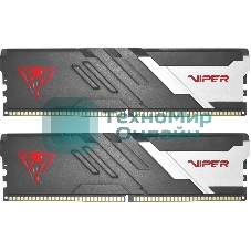 Оперативная память Patriot Memory Viper Venom, DDR5, 48Gb (2x24GB), 6000 MHz, CL30, DIMM, с радиатором, черный
