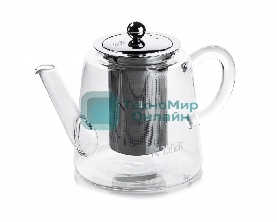 Чайник заварочный TalleR 31375-TR 1000 мл.Термостойкое боросиликатное стекло.