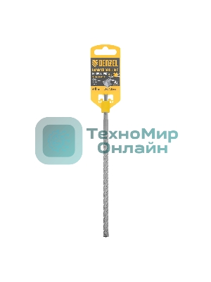 Бур по бетону Denzel цельная крестовая пластина, 8x215 мм, SDS PLUS