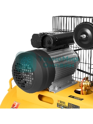 Компрессор воздушный Denzel BCV2200/100 рем. привод, 2,2 кВт, 100 л, 370 л/мин