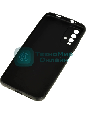 Чехол (клип-кейс) BORASCO Silicone Case, для Xiaomi Redmi 9t, черный