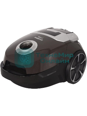 Пылесос Hyundai HYV-B4055 темно-коричневый, 380/2000 Вт, уборка сухая, пылесборник мешок 2.5 л