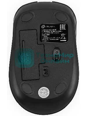 Мышь беспроводная Oklick 509MW черный, 1600 dpi, радиоканал, USB, кнопки - 4