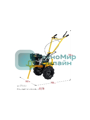 Бензиновый мотоблок с ВОМ STEHER, 7 л.с.