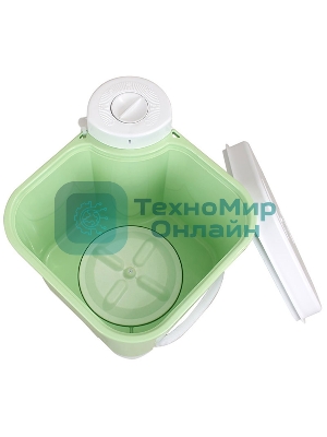 Стиральная машина активаторного типа Фея-2 СМ-2 белый-зеленый, загрузка вертикальная 2 кг