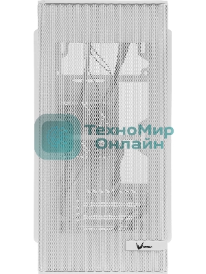 Компьютерный корпус AeroCool/Formula Air Mesh G1 белый без БП mATX 1x80мм 2xUSB 2.0 1xUSB3.1 audio bott PSU