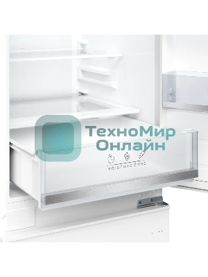 Встраиваемый холодильник Kuppersberg RBN 1761, High-Tech, ВхШхГ 178.5х54х55 см, объем 274 л, инверторный компрессор, электронное управление, скользящее крепление фасада, No Frost, LED освещение, супер заморозка, энергоэффективность А++