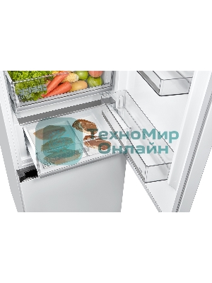 Холодильник Midea MDRB469MGF01I белый двухкамерный 223/123л морозилка снизу, No Frost