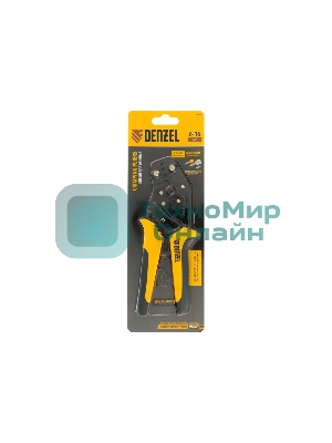 Клещи для обжима наконечников штыревых Denzel НШВ, НШВИ, НШВИ-2, 6-16 мм2
