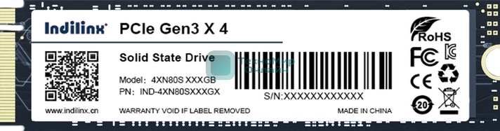 Накопитель SSD Indilinx 512Gb M.2 2280 NVME PCI-E (IND-4XN80S512GX)
