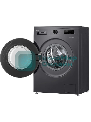 Стиральная машина LG F2Y1WS6J темно-серый, загрузка фронтальная 6,5 кг, 1200 об/мин., класс: A