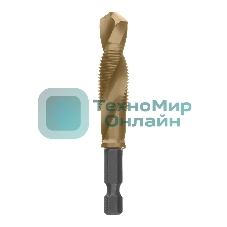 Сверло-метчик Denzel М12 х 1,25 мм, Р6М5