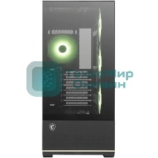 Компьютерный корпус MSI MAG Pano 110R PZ черный без БП ATX 6x120мм 7x140мм 2xUSB 3.0 1xUSB3.1 audio AirDuct bott PSU