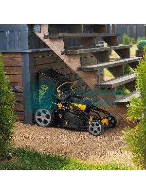 Газонокосилка аккумуляторная бесщет. Denzel DLM-460, 460 мм, травосб. 65 л., Li-Ion, 40 В