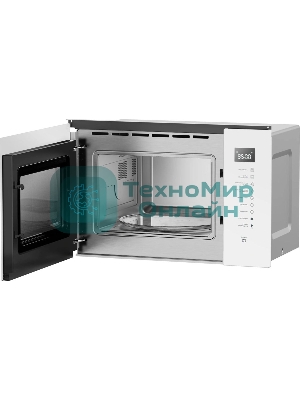 Микроволновая печь Hotpoint MF25G WH H белый, 25 л, 900 Вт, переключатели - сенсорные