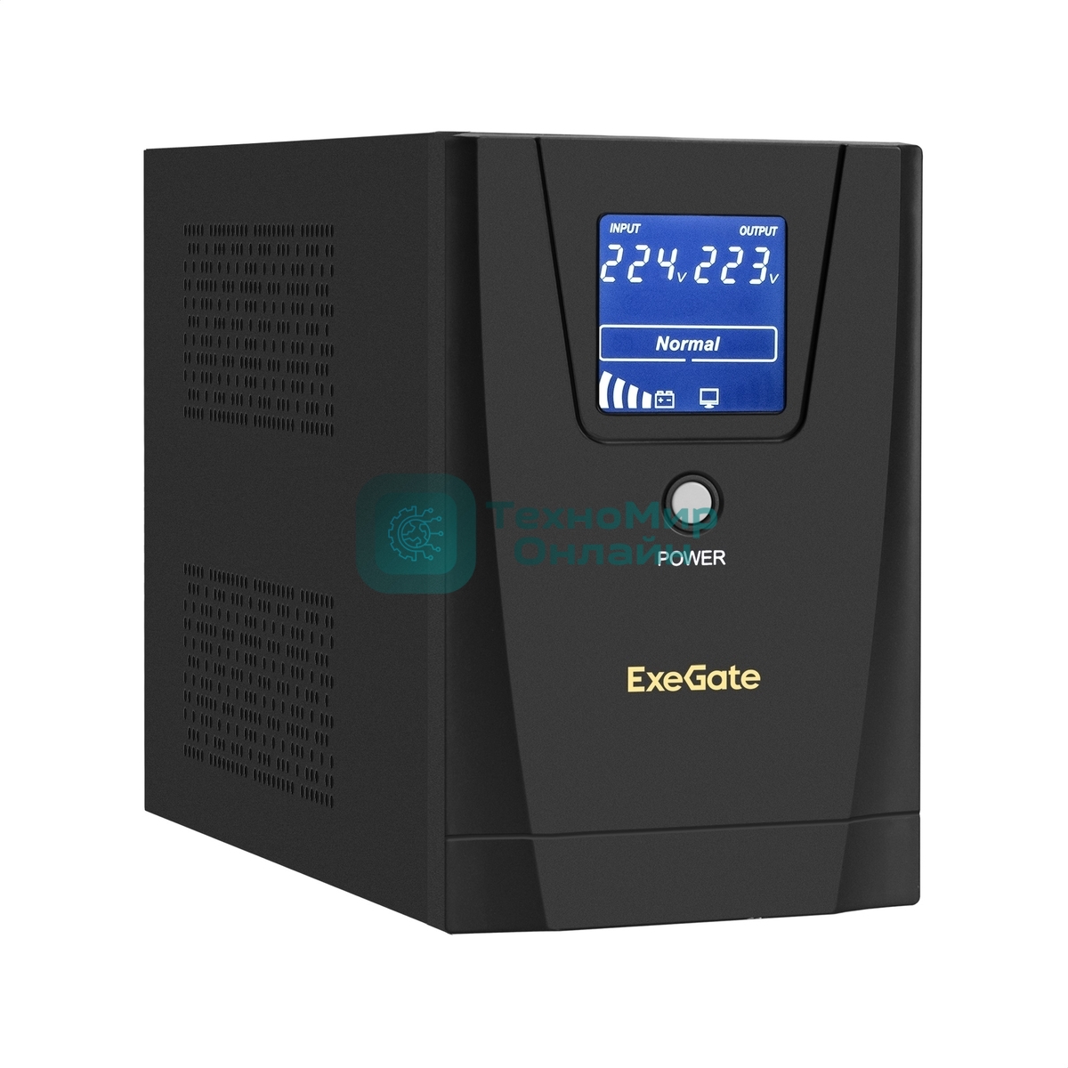 Источник бесперебойного питания ExeGate EP285500RUS SpecialPro Smart LLB-1500.LCD.AVR.C13.RJ.USB 1500VA/950W, LCD, AVR, 6*IEC-C13, RJ45/11, USB, черный