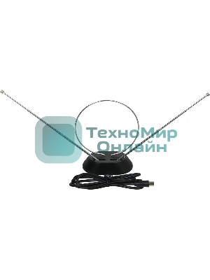 Антенна телевизионная Hyundai H-TAI100 3дБ пассивная черный