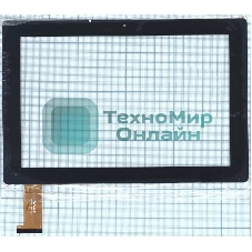 Сенсорное стекло (тачскрин) WJ916-FPC-V1.0, черное