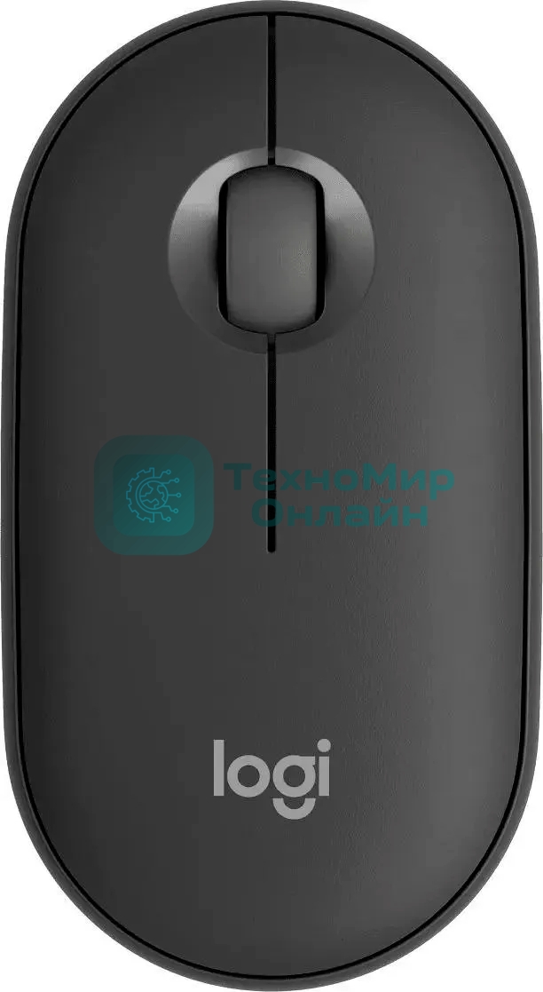 Мышь беспроводная Logitech Pebble 2 M350S графитовый, 4000 dpi, Bluetooth, кнопки - 3